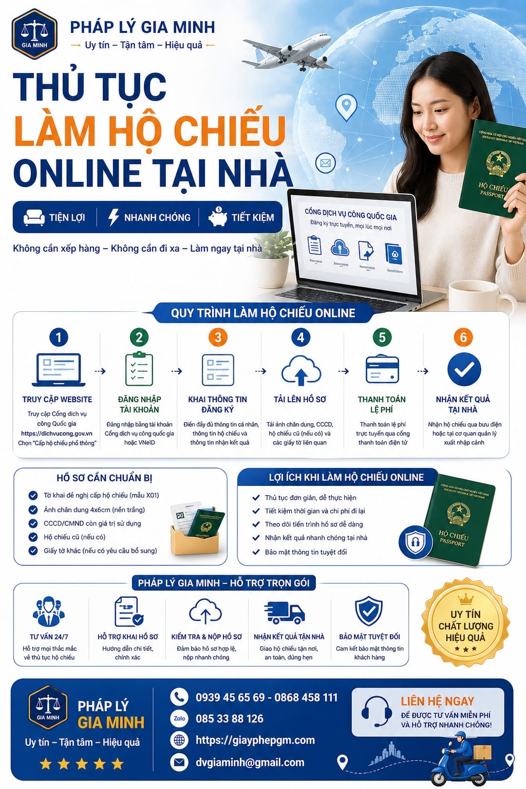 Quy trình làm hộ chiếu nhanh Thanh Hóa