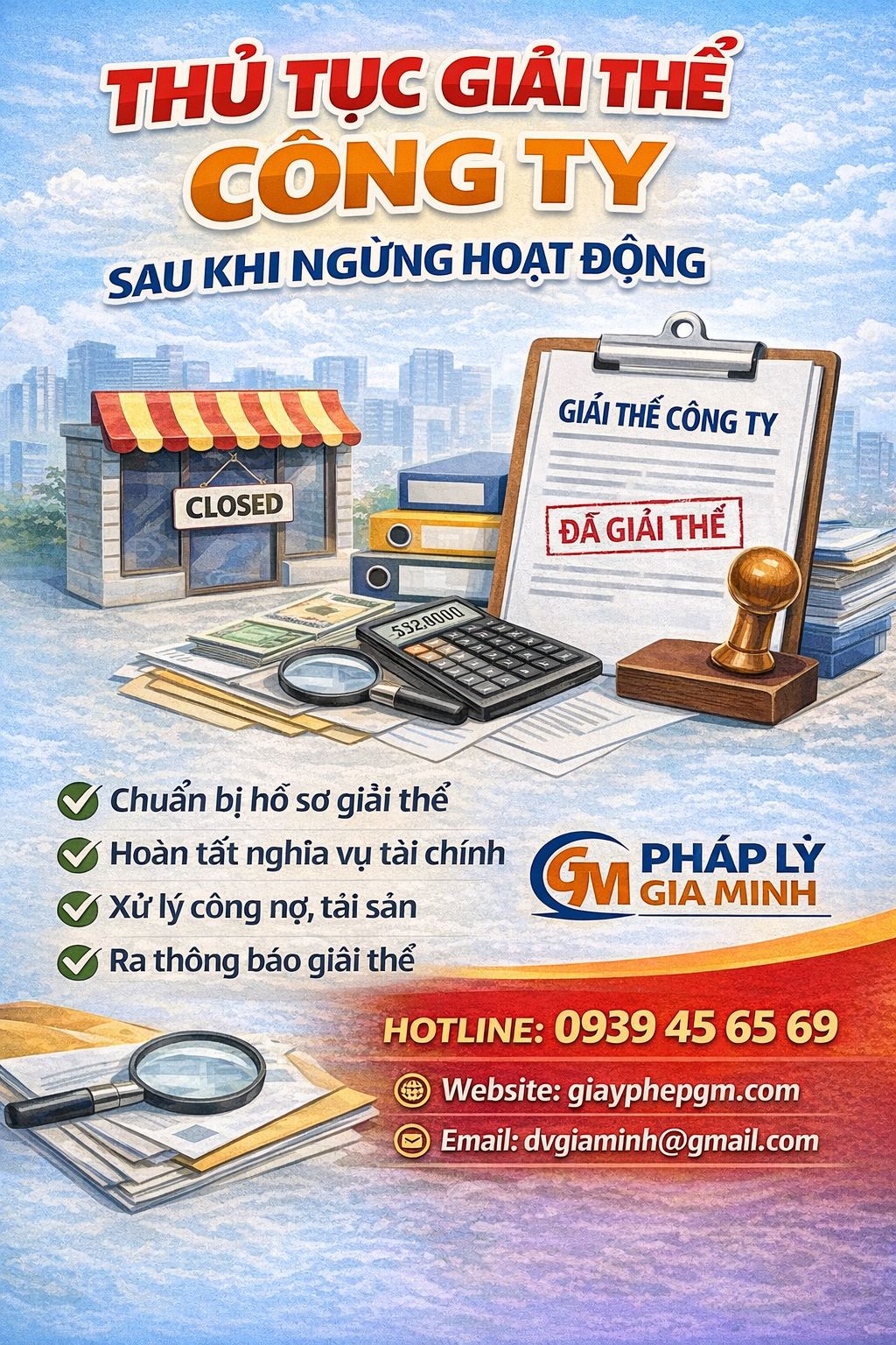 Quy trình giải thể doanh nghiệp tại Long An
