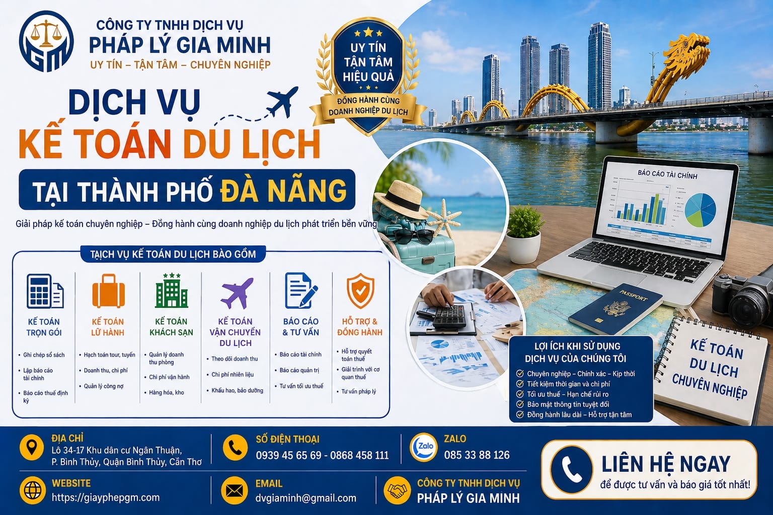 Thuê dịch vụ kế toán du lịch tại Đà Nẵng tiết kiệm chi phí