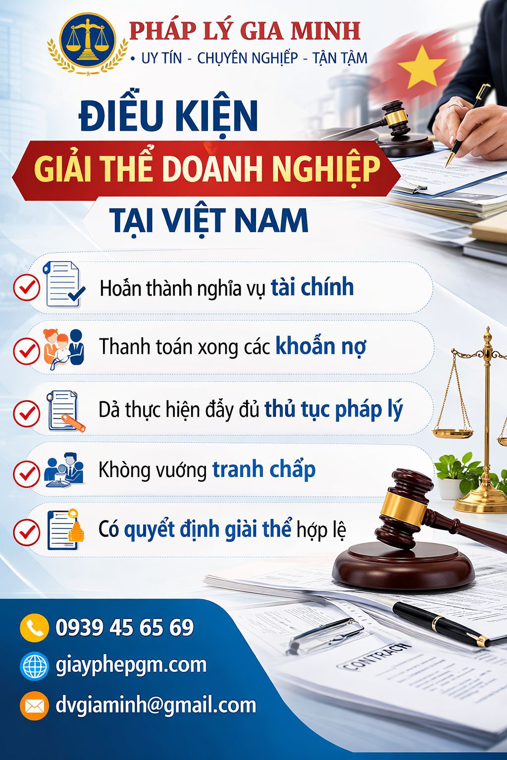 Dịch vụ tư vấn giải thể công ty tại Bình Định