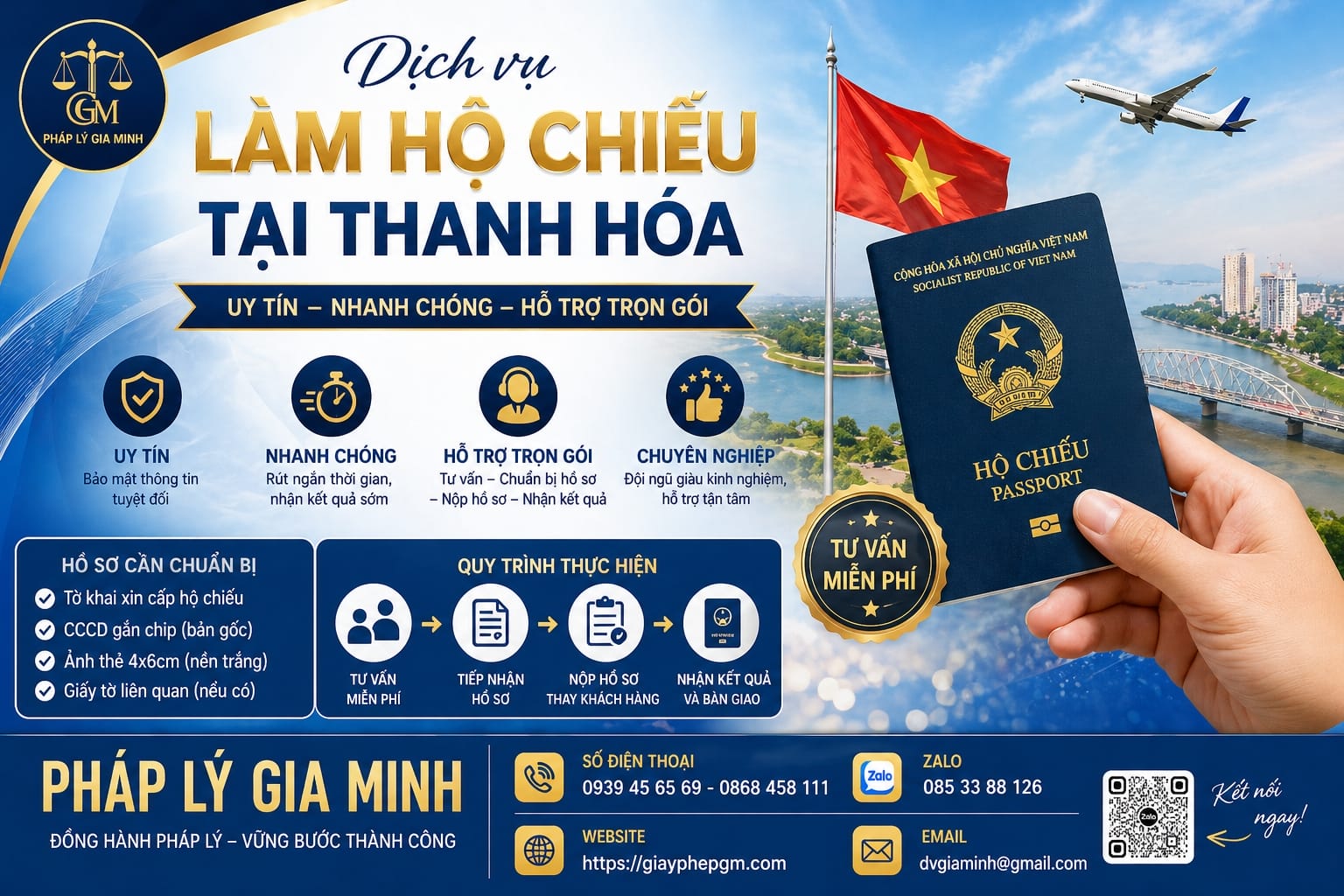 Tư vấn làm hộ chiếu nhanh Thanh Hóa