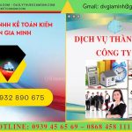 Dịch vụ thành lập công ty TNHH 1 thành viên tại Quận 1 - tphcm