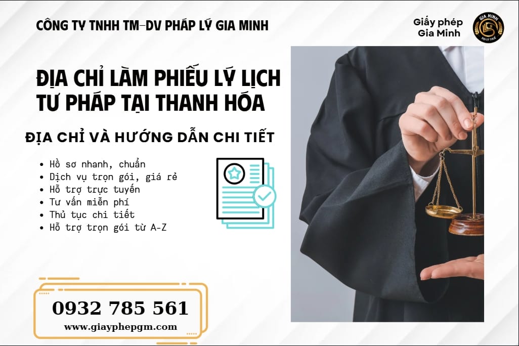 Làm lý lịch tư pháp ở đâu tại Thanh Hóa | Hướng dẫn chi tiết 2025 5 Làm lý lịch tư pháp ở đâu tại Thanh Hóa