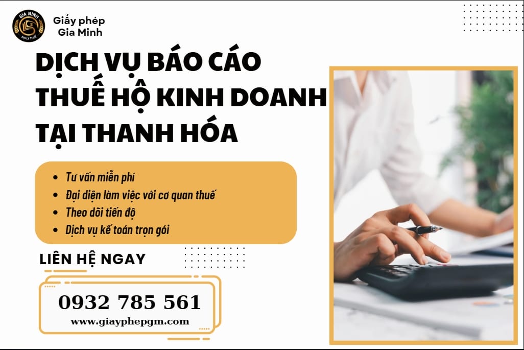 Báo cáo thuế hộ kinh doanh tại Thanh Hóa – Hướng dẫn chi tiết và cập nhật mới nhất 5 Dịch vụ báo cáo thuế hộ kinh doanh tại Thanh Hóa