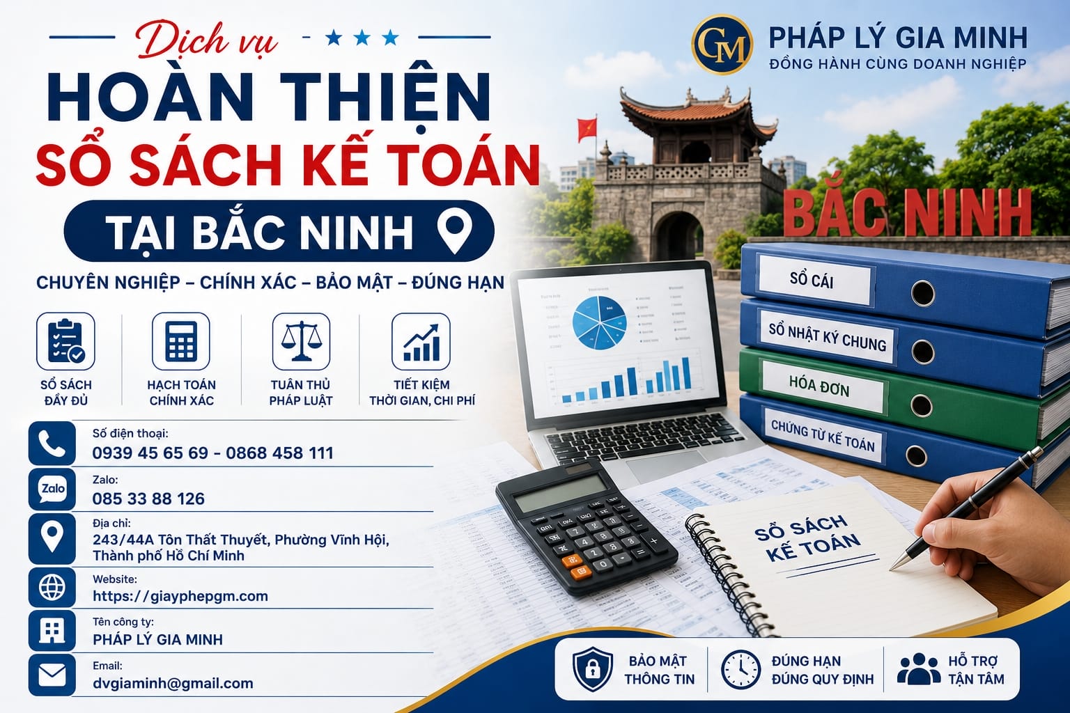 Nhận Làm Báo Cáo Tài Chính Quyết Toán Năm Giá Rẻ Tại Bắc Ninh 13 Dịch vụ hoàn thiện sổ sách kế toán tại Bắc Ninh
