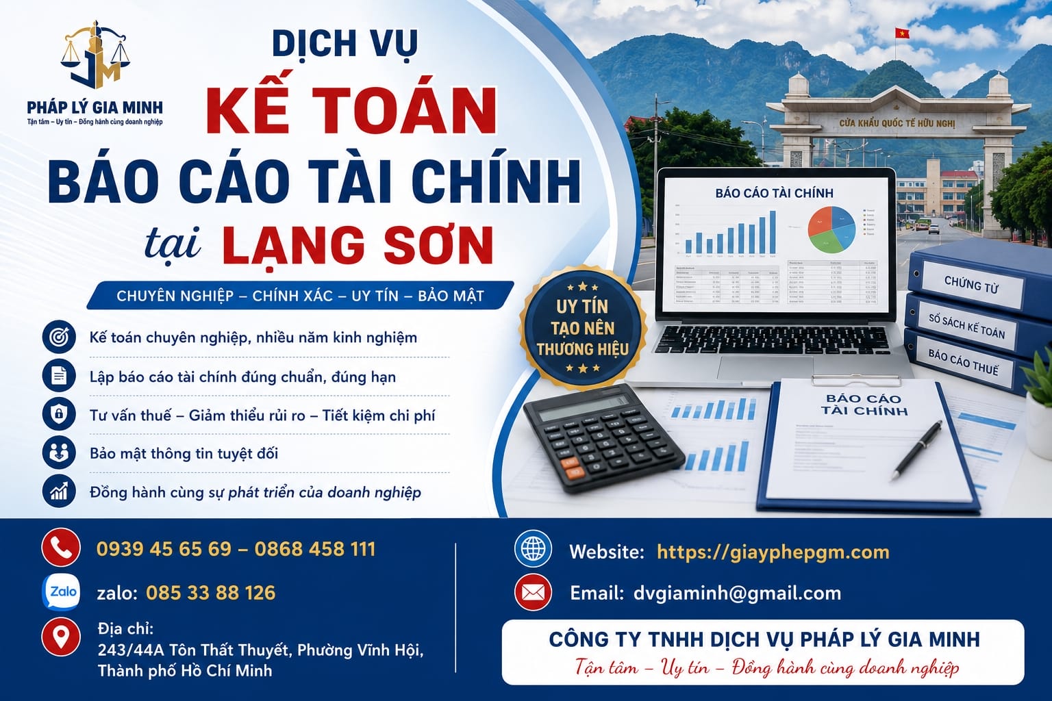 Dịch vụ kế toán báo cáo tài chính tại Lạng Sơn