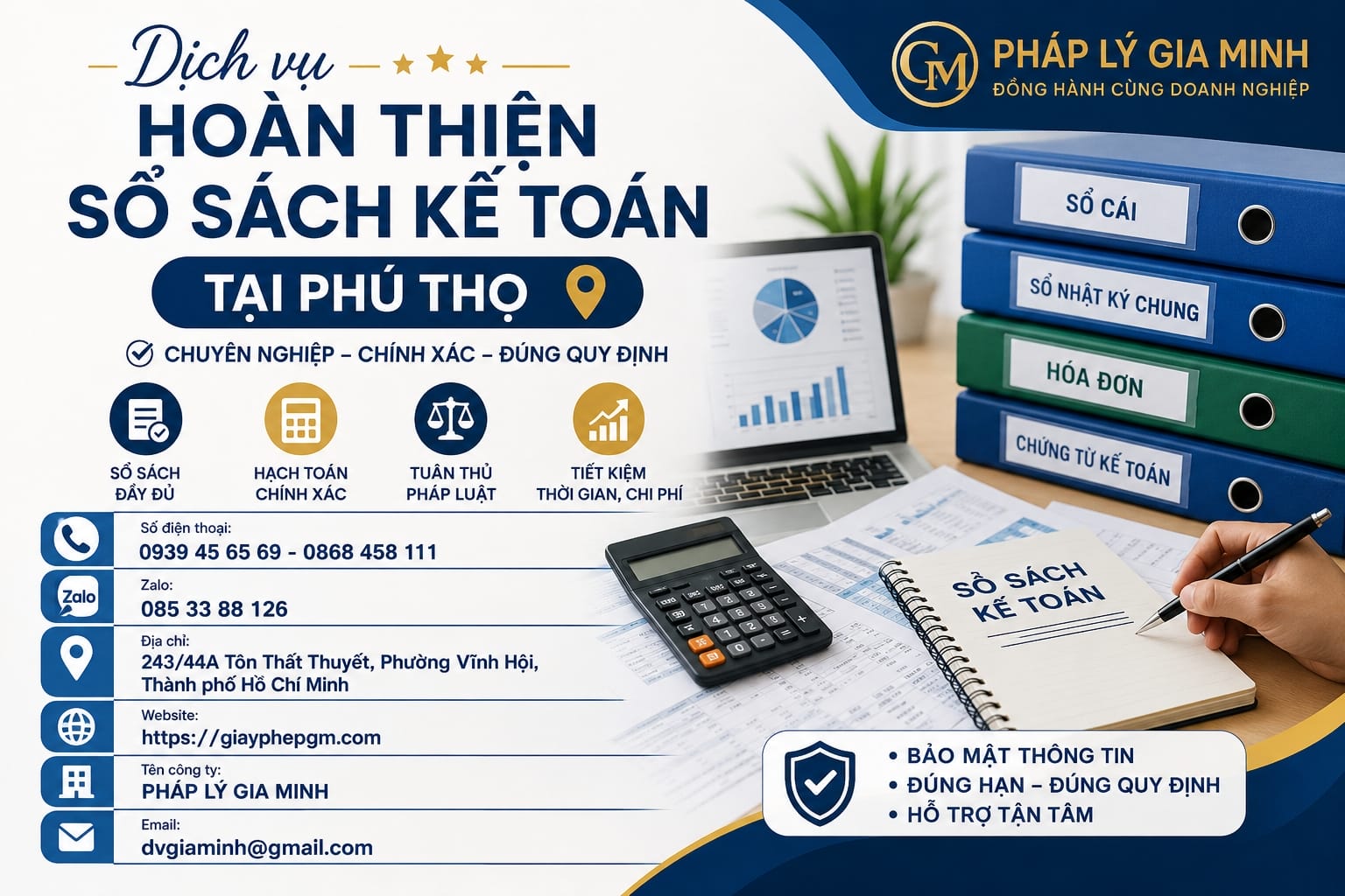 Dịch vụ làm báo cáo tài chính quyết toán năm tại Phú Thọ | Nhanh – Chính xác – Bảo mật 13 Dịch vụ kế toán thuế cuối năm tại Phú Thọ