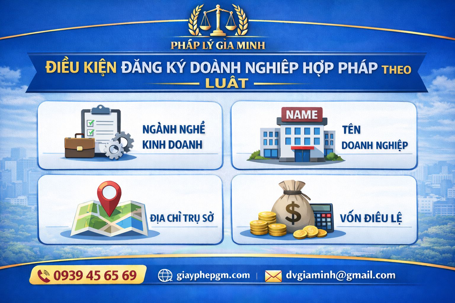 Dịch vụ thành lập công ty trọn gói tại Vĩnh Long