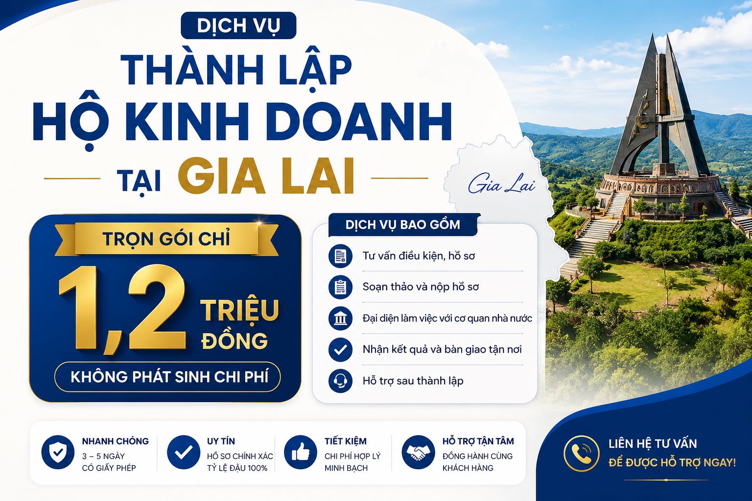 Dịch vụ thành lập hộ kinh doanh tại Gia Lai