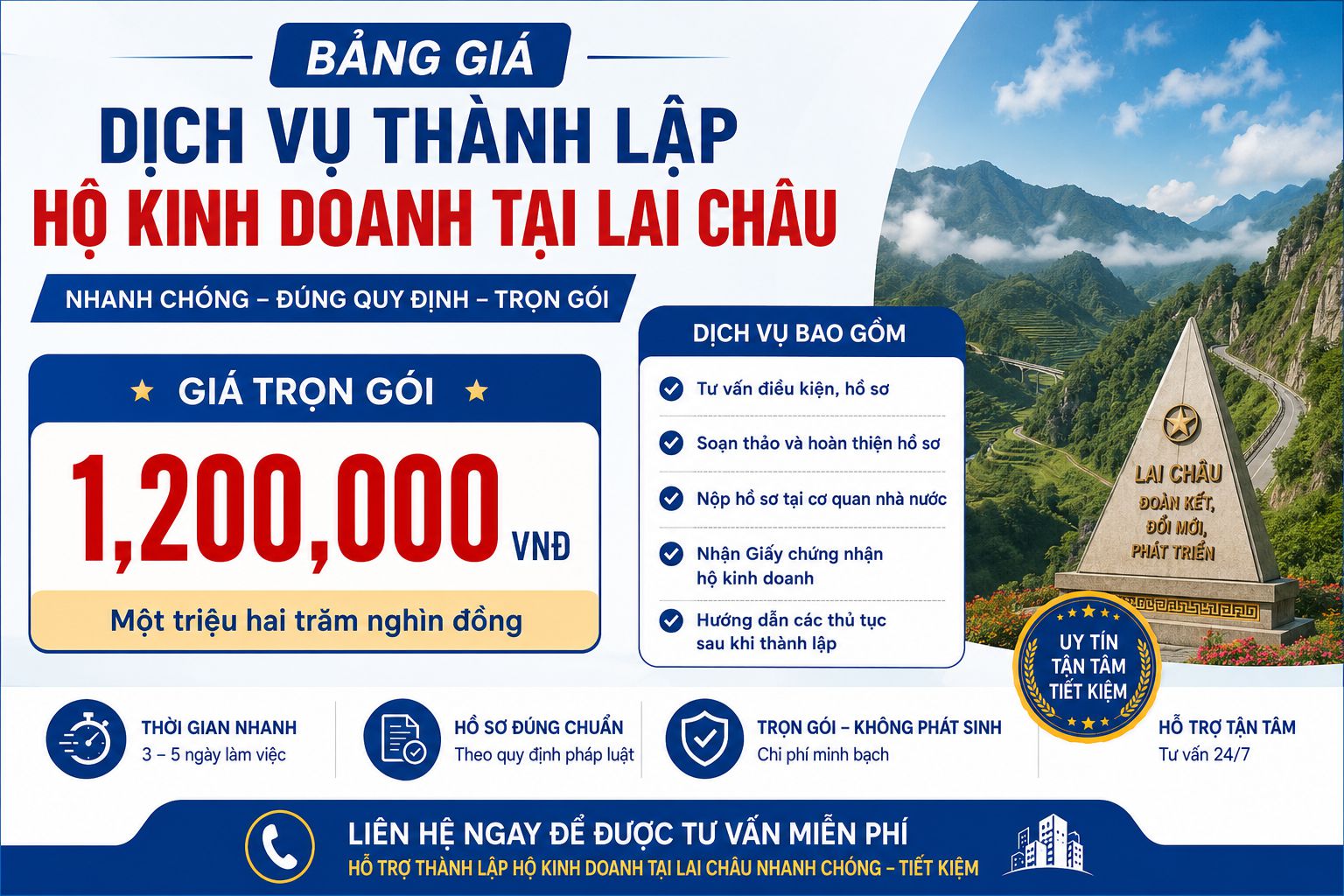 Dịch vụ thành lập hộ kinh doanh tại Lai Châu