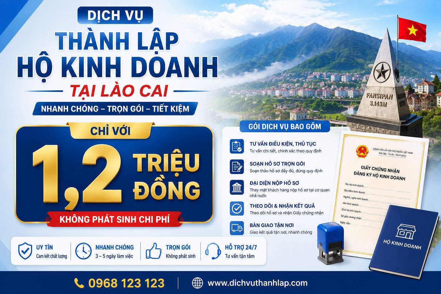 Dịch vụ thành lập hộ kinh doanh tại Lào Cai