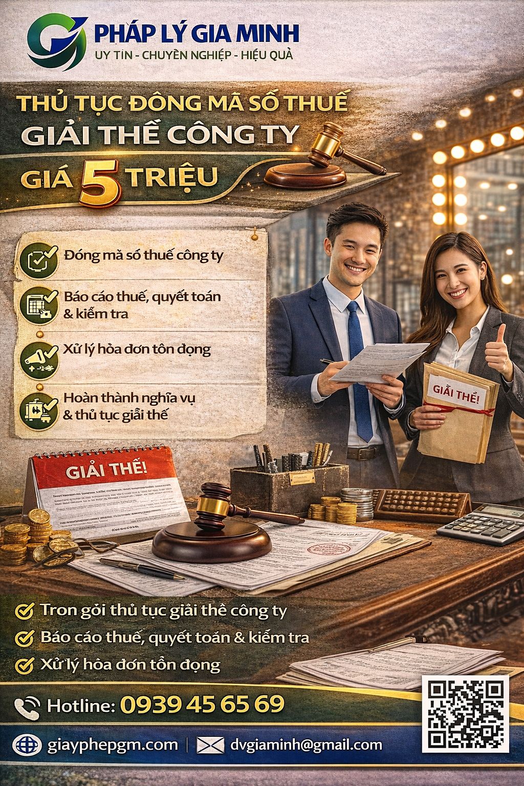  Công ty Gia Minh cung cấp dịch vụ tư vấn và thực hiện thủ tục giải thể công ty tại Phú Yên