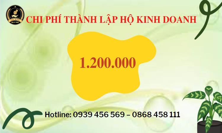 Bảng giá thành lập hộ kinh doanh cá thể tại TP Hải Phòng