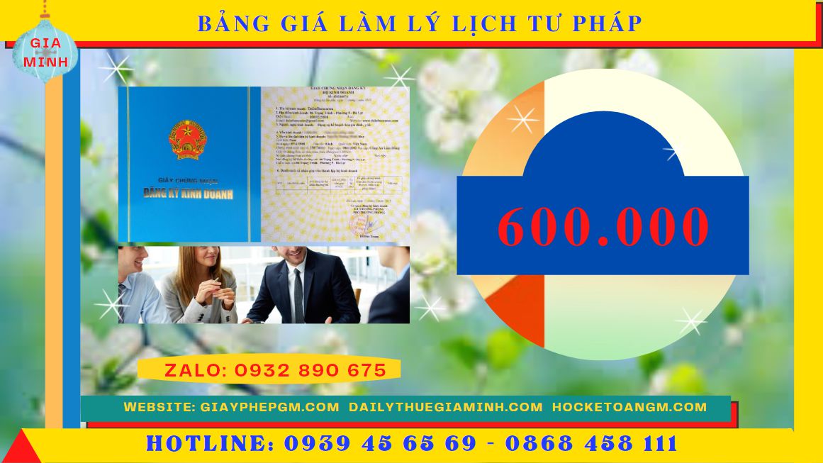 DỊCH VỤ LÀM LÝ LỊCH TƯ PHÁP SỐ 2 HUYỆN THƯỜNG TÍN NHANH RẺ NHẤT 5 Bảng giá lý lịch tư pháp số 2 tại Huyện Thường Tín - Hà Nội