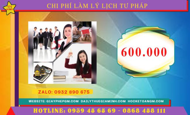 Dịch vụ làm lý lịch tư pháp số 2 huyện bình chánh nhanh rẻ nhất 5 Bảng giá lý lịch tư pháp số 2 tại Huyện Bình Chánh
