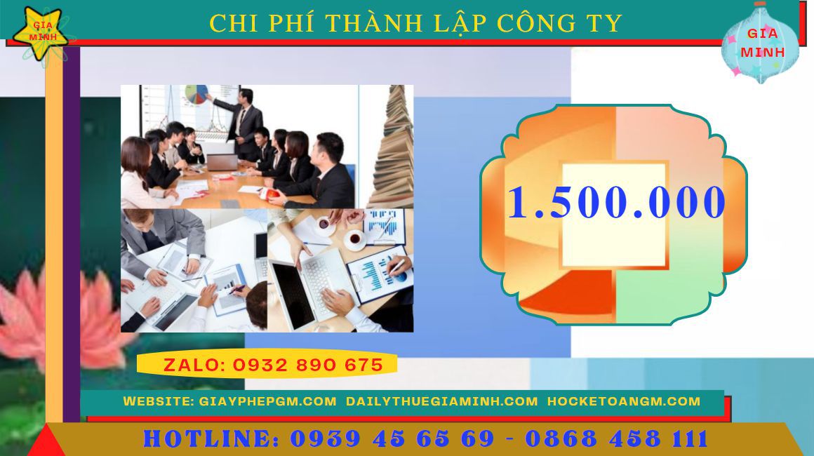 Bảng giá thành lập doanh nghiệp tại Bình Thuận
