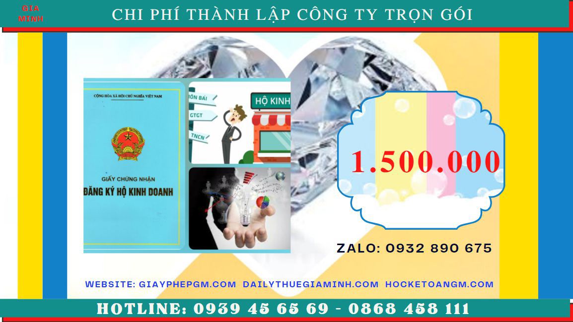 Bảng giá thành lập doanh nghiệp tại Đắk Nông