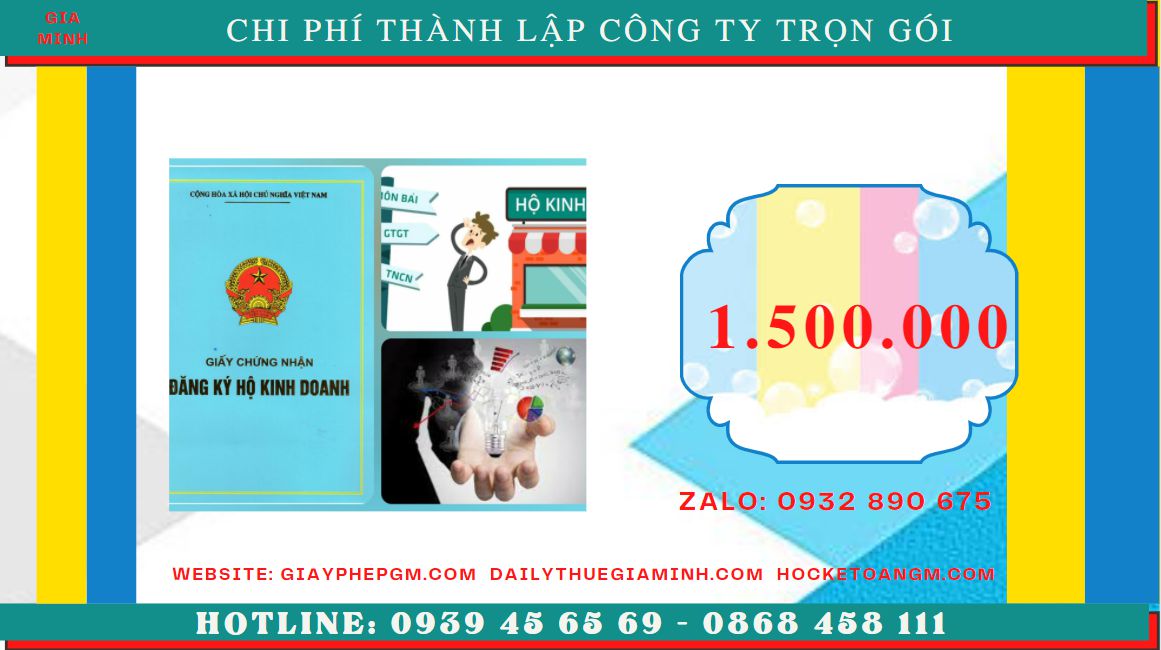 TƯ VẤN THÀNH LẬP DOANH NGHIỆP TẠI ĐỒNG THÁP 5 Bảng giá thành lập doanh nghiệp tại Đồng Tháp