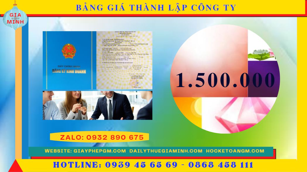 DỊCH VỤ LÀM GIẤY PHÉP KINH DOANH TẠI ĐỒNG THÁP GIÁ RẺ 5 Bảng giá thành lập doanh nghiệp tại Đồng Tháp