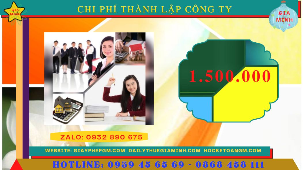 Bảng giá thành lập doanh nghiệp tại Hà Giang