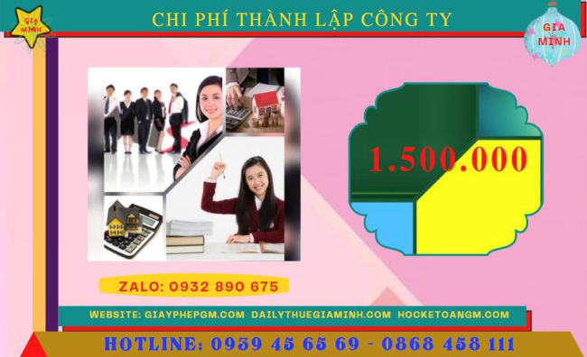 Bảng giá thành lập doanh nghiệp tại Huế