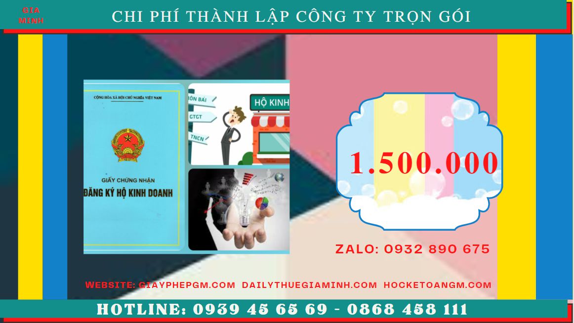 Bảng giá thành lập doanh nghiệp tại Sóc Trăng