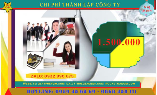 TƯ VẤN THÀNH LẬP DOANH NGHIỆP TẠI TUYÊN QUANG 5 Bảng giá thành lập doanh nghiệp tại Tuyên Quang