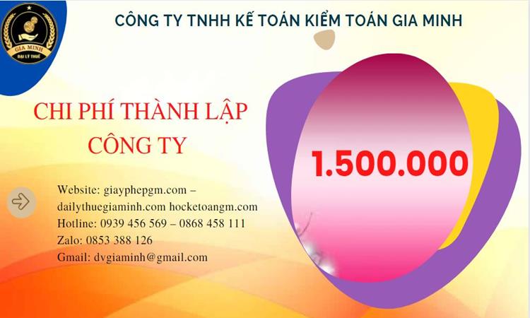 Bảng giá thành lập doanh nghiệp trọn gói tại Huyện Tiên Lữ 