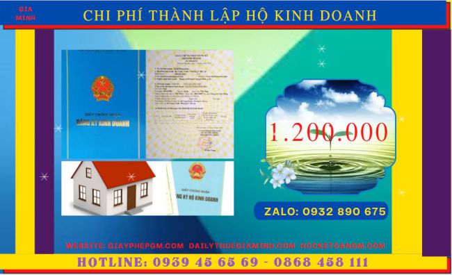 DỊCH VỤ THÀNH LẬP HỘ KINH DOANH CÁ THỂ UY TÍN TẠI HUYỆN KIM BẢNG 5 Bảng giá thành lập hộ kinh doanh cá thể uy tín tại Huyện Kim Bảng