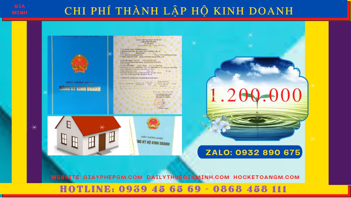 DỊCH VỤ THÀNH LẬP HỘ KINH DOANH CÁ THỂ UY TÍN TẠI KON TUM 5 Bảng giá thành lập hộ kinh doanh cá thể uy tín tại Kon Tum