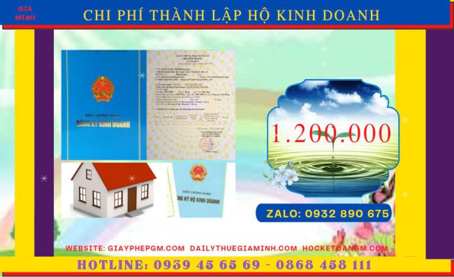 Dịch vụ thành lập hộ kinh doanh cá thể uy tín tại thành phố Hà Nội 5 Bảng giá thành lập hộ kinh doanh cá thể uy tín tại Thành Phố Hà Nội