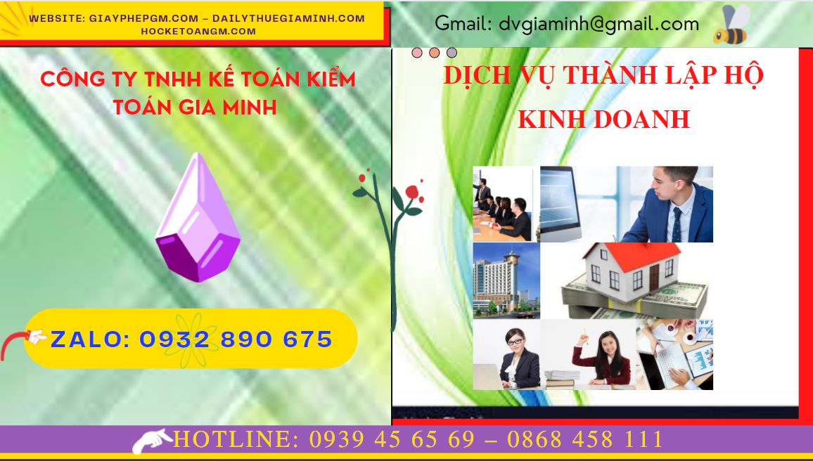 Các bước đăng ký thành lập hộ kinh doanh tại Huyện Bình Lục