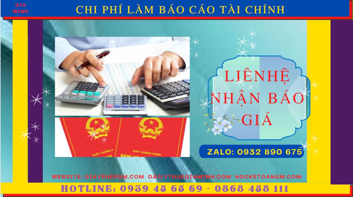 DỊCH VỤ LÀM BÁO CÁO TÀI CHÍNH QUYẾT TOÁN NĂM TẠI ĐIỆN BIÊN 5 Chi phí làm báo cáo tài chính quyết toán năm ở Điện Biên