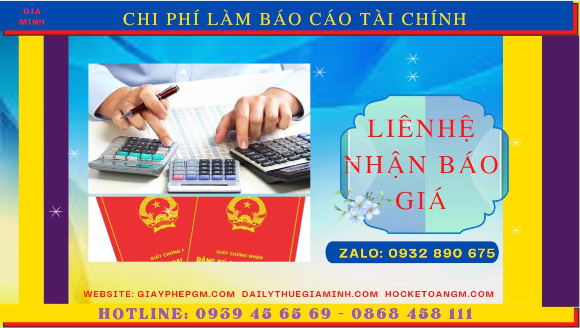 Dịch vụ làm báo cáo tài chính quyết toán năm tại thành phố hưng yên 5 Chi phí làm báo cáo tài chính quyết toán năm ở Thành Phố Hưng Yên