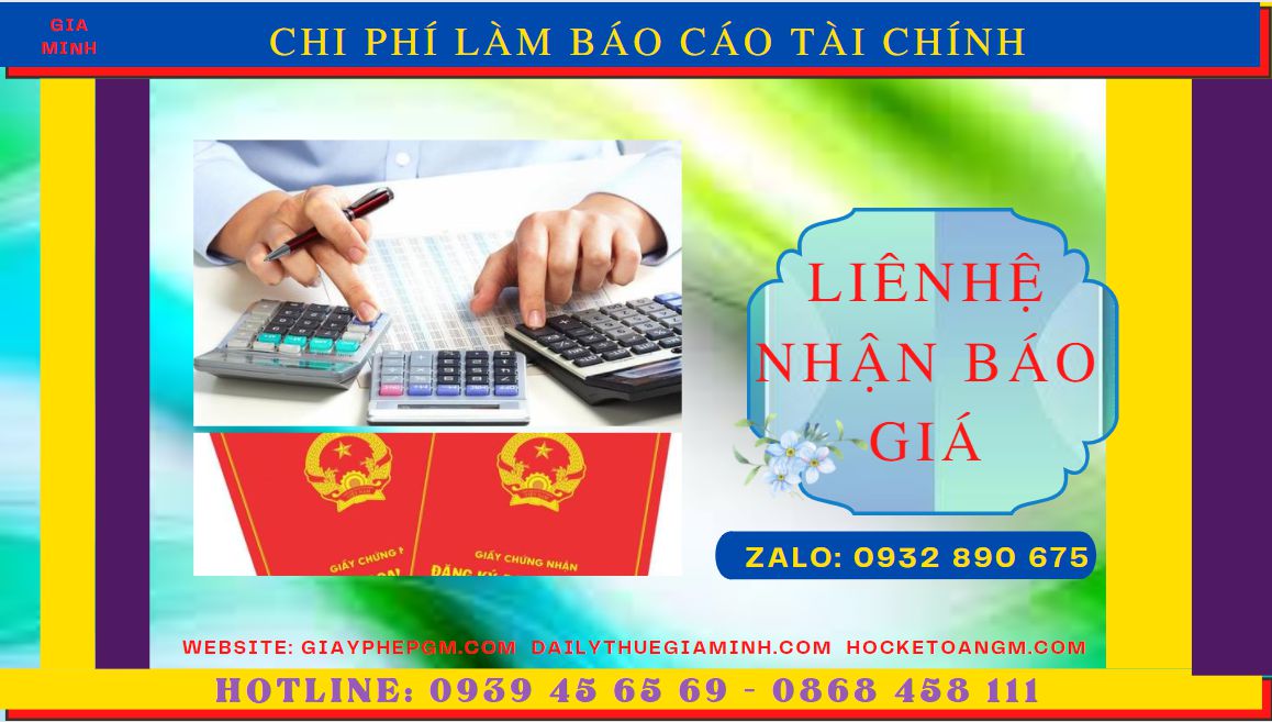 Dịch vụ làm báo cáo tài chính quyết toán năm tại tp hưng yên 5 Chi phí làm báo cáo tài chính quyết toán năm ở TP Hưng Yên