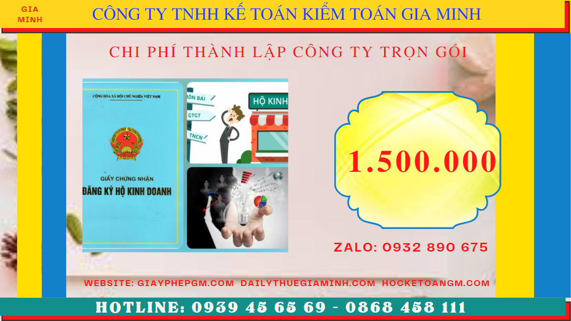 Chi phí thành lập công ty cổ phần ở Quận Hoàn Kiếm - Hà Nội