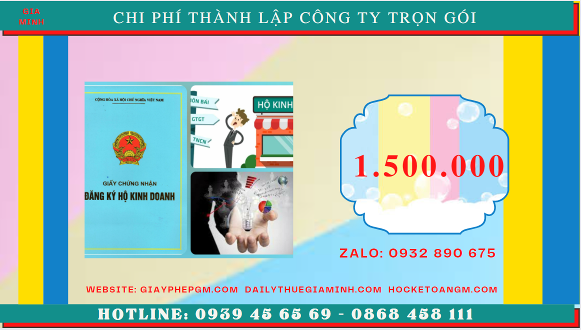 Chi phí thành lập công ty cổ phần ở Quận Hoàng Mai - Hà Nội