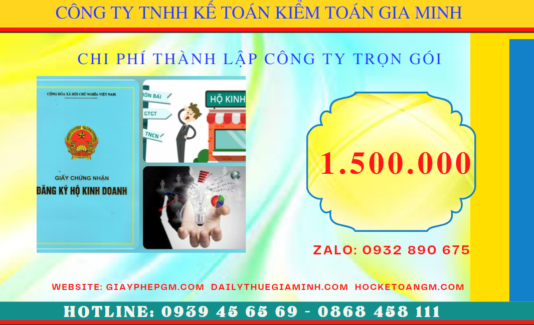 Chi phí thành lập công ty cổ phần ở Quận Bắc Từ Liêm - Hà Nội