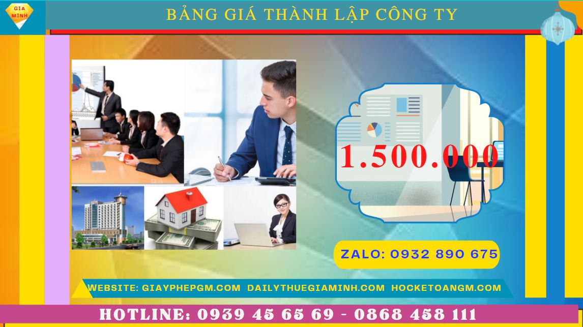 Chi phí thành lập công ty đóng gói bao bì tại Lâm Đồng