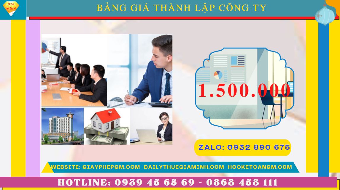 Chi phí thành lập công ty đóng gói bao bì tại Ninh Thuận