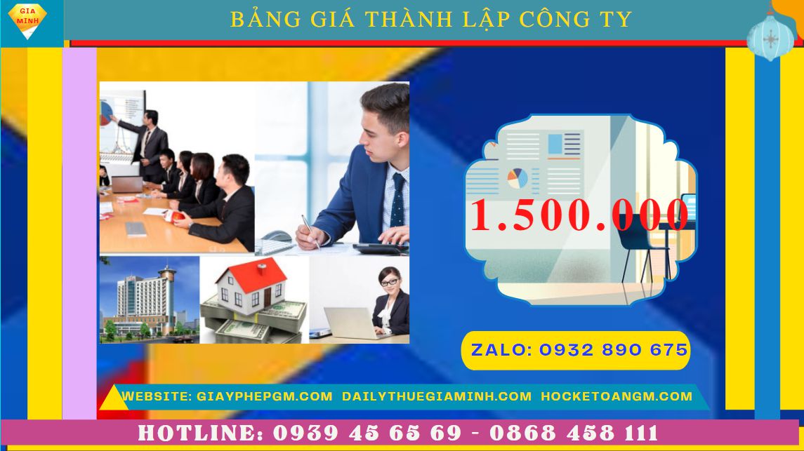 Chi phí thành lập công ty đóng gói bao bì tại Quảng Bình