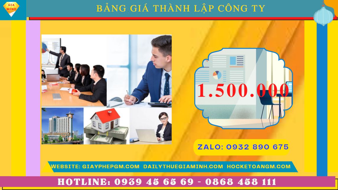Chi phí thành lập công ty đóng gói bao bì tại Thành Phố Huế