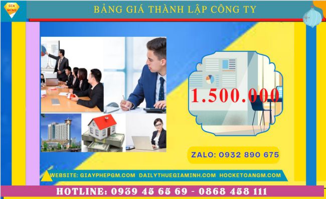 Chi phí thành lập công ty đóng gói bao bì tại Thừa Thiên Huế