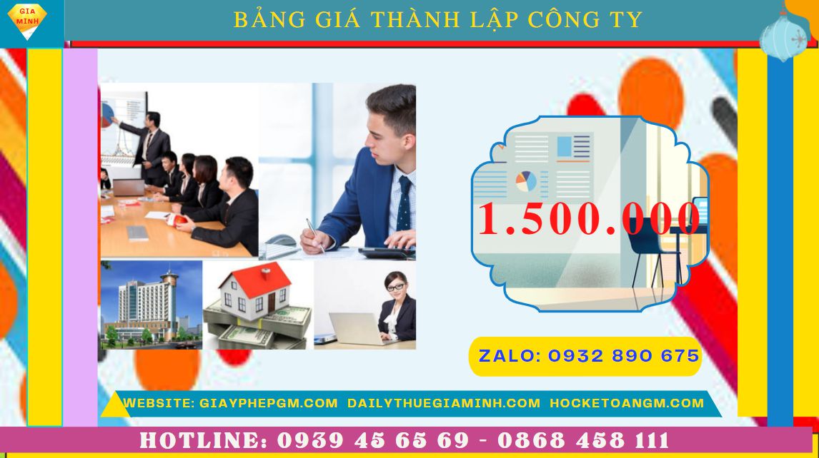 Chi phí thành lập công ty đóng gói bao bì tại Tiền Giang