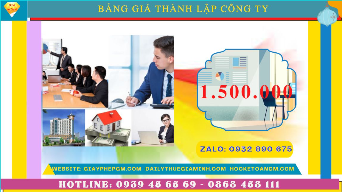 THÀNH LẬP DOANH NGHIỆP ĐÓNG GÓI BAO BÌ TẠI VŨNG TÀU 5 Chi phí thành lập công ty đóng gói bao bì tại Vũng Tàu