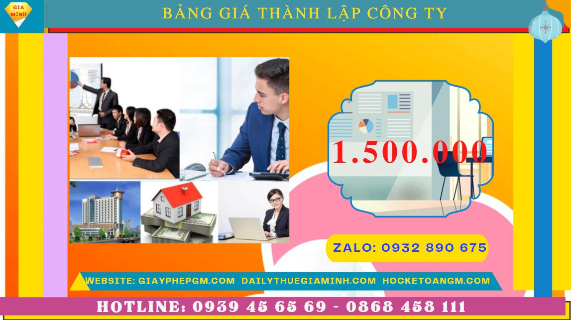 THÀNH LẬP CÔNG TY SHIP HÀNG TẠI BẮC GIANG 5 Chi phí thành lập công ty ship hàng tại Bắc Giang