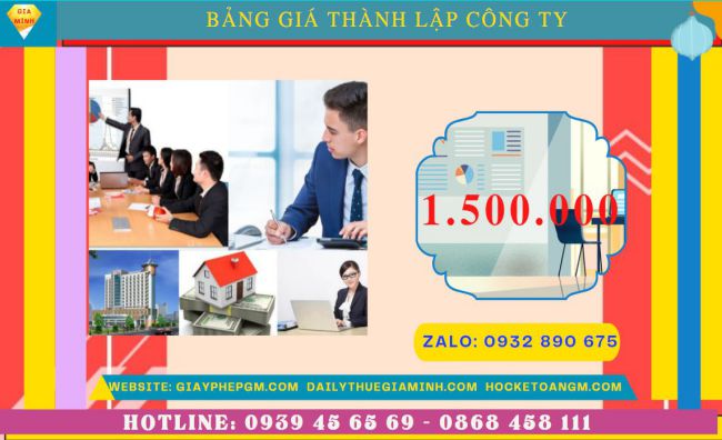 Chi phí thành lập công ty ship hàng tại Bình Phước