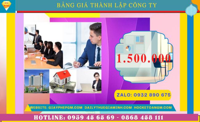 Thành lập công ty ship hàng tại Bình Thuận trọn gói, nhanh chóng 4 Chi phí thành lập công ty ship hàng tại Bình Thuận
