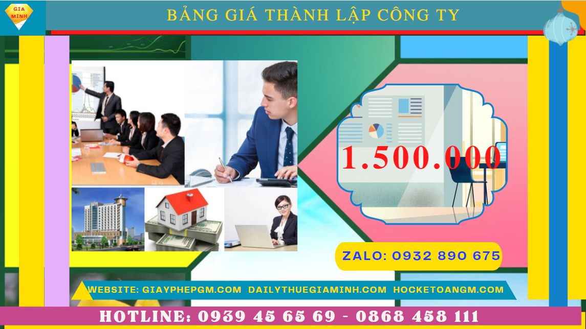 Chi phí thành lập công ty ship hàng tại Điện Biên