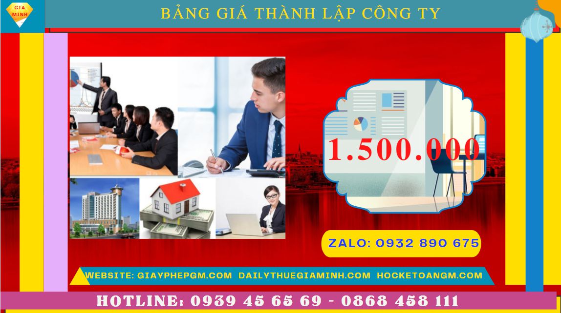 THÀNH LẬP CÔNG TY SHIP HÀNG TẠI ĐỒNG NAI 4 Chi phí thành lập công ty ship hàng tại Đồng Nai